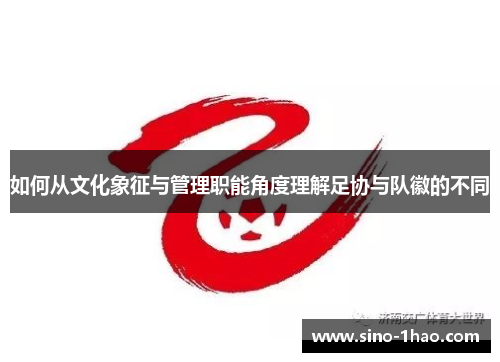 如何从文化象征与管理职能角度理解足协与队徽的不同